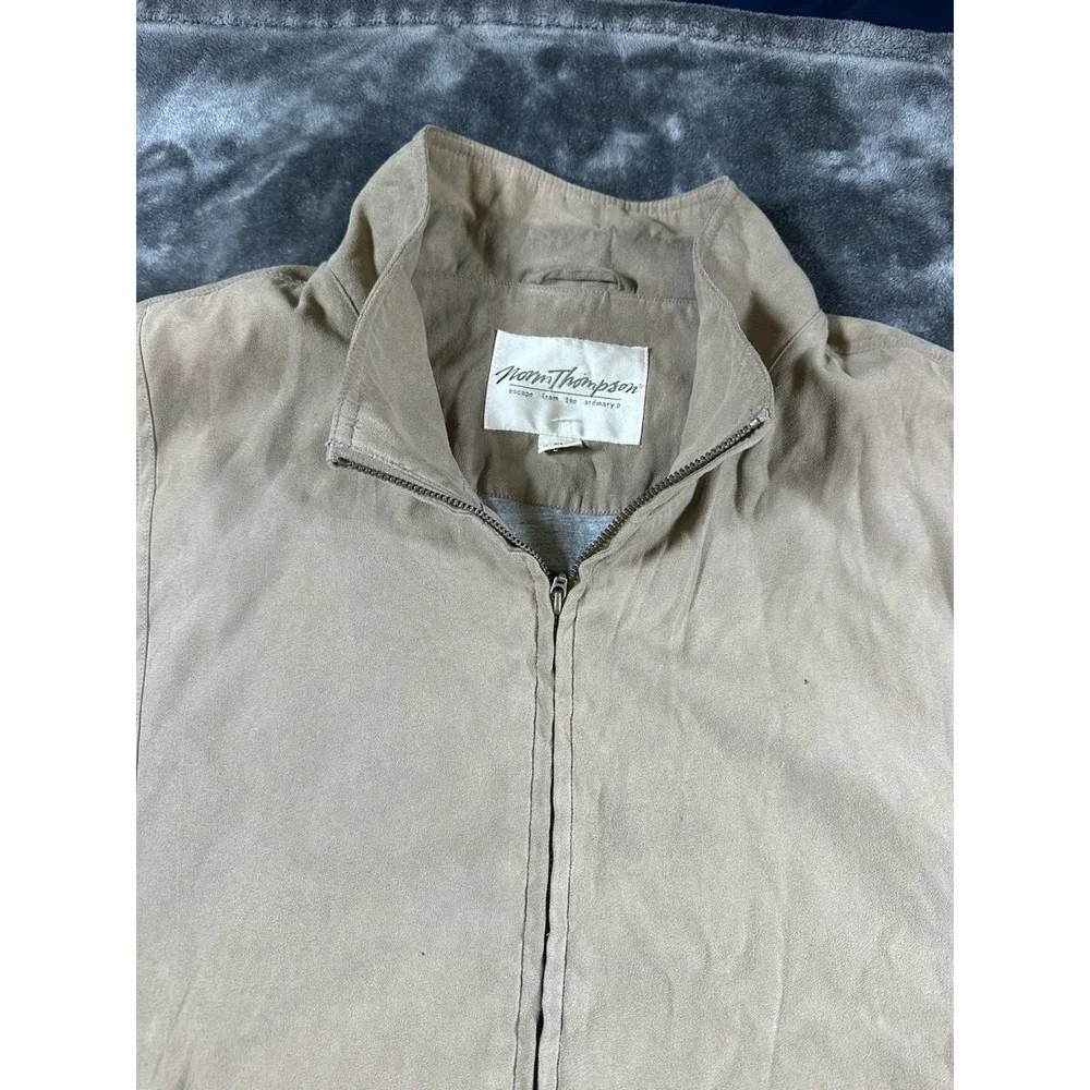 Norm Thompson Bomber Light Jacket Polyester Sz‎ X Large Full zip